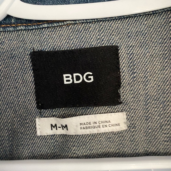 Urban Outfitters Jean Jacket with Army Detailing - Picture 3 of 4